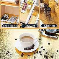 Aluminum Foil Kitchen Backsplash Peel and Stick Shelf Liner for Kitchen Cabinets